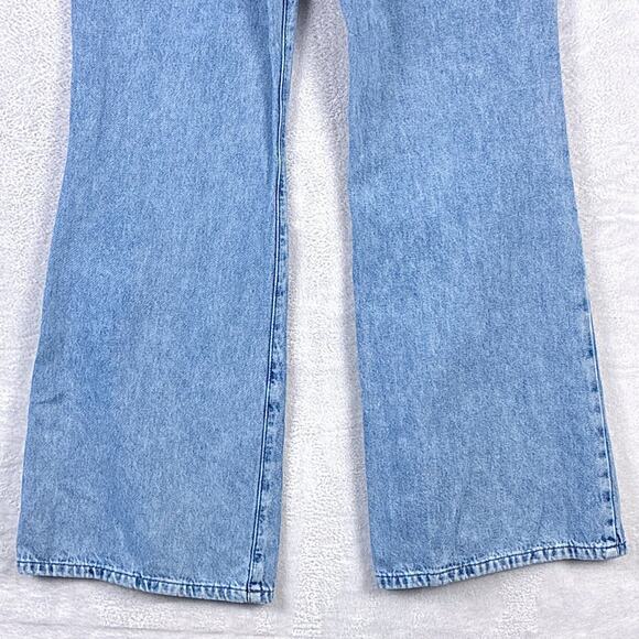 Marine Layer Flare Jeans Womens 2 Blue Bridget Preppy Classic Retro Coastal Boho - Picture 7 of 15